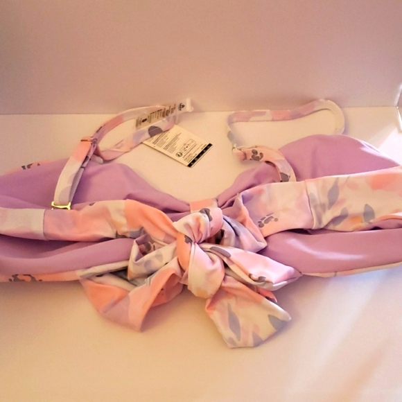 Summer Mae Reversible Butterfly Bow Tie Maternity Bikini Set Size Small - Picture 8 of 13